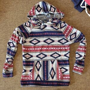 Aztec Patterned Hoodie